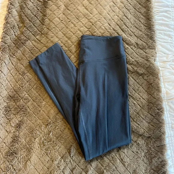 Blue/Grey Pink Cozy Leggings - Picture 3 of 5